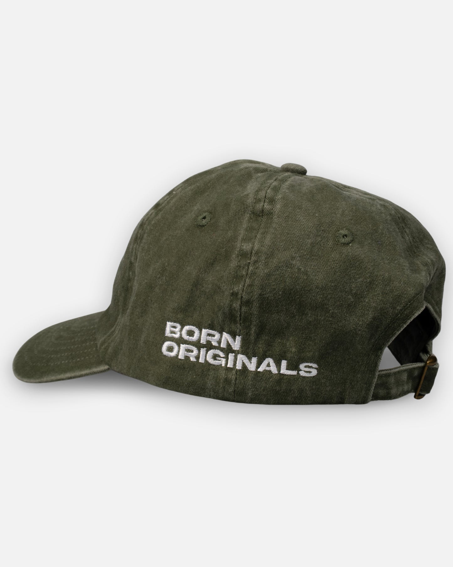 Base Cap Acid Wash Green "Modern Monogram"