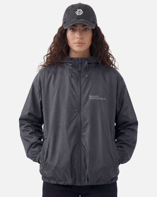 Base Cap Acid Wash Black "Modern Monogram"