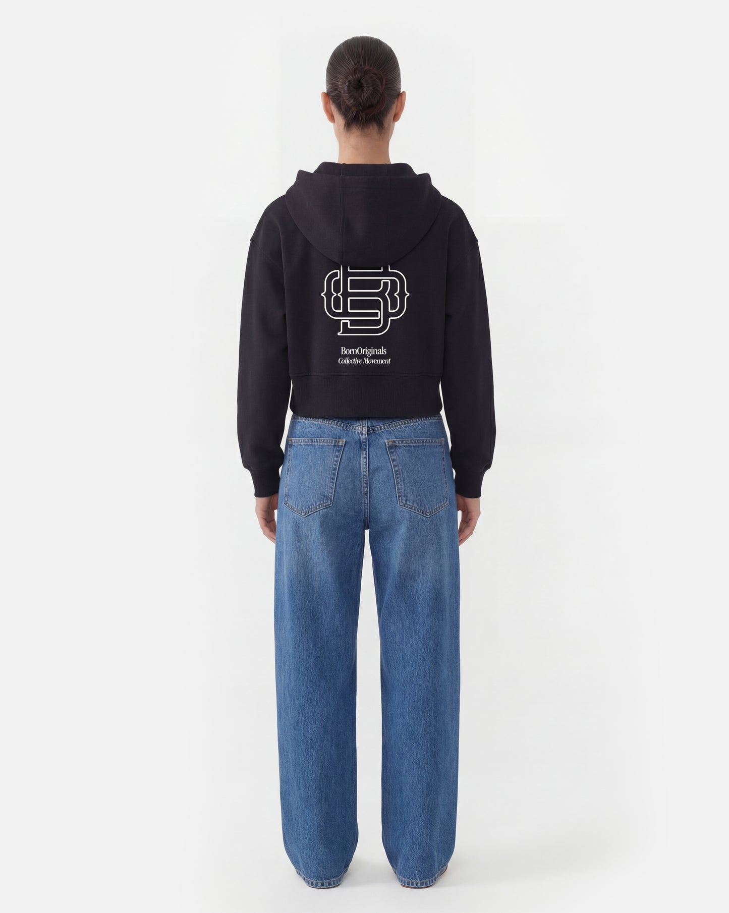 Women's Cropped Jacket "Classic Monogram"